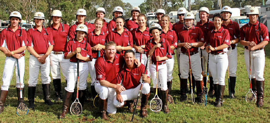 Queensland players from Tansey club, (back, from left) Grant Carroll, Trent Collins, Tom O’Neill, Andrew Phillips, Byron Davison, Jason Gehrke, Matt Johnson, Shane Gehrke, John O’Neill, Matt Davison, Bruce McAlister, Luke Sutton, (middle) Tom Sutton, Emma Hafey, Kristie Burns, Sydnee Doolan, Jake Sargood, Katie Grimmond, Steve Collins, Glenys McAlister, (front) Justin Hafey and Clayton Sargood. Rachel Doyle and Tory Latham are also in the team Queensland players from Tansey club, (back, from left) Grant Carroll, Trent Collins, Tom O’Neill, Andrew Phillips, Byron Davison, Jason Gehrke, Matt Johnson, Shane Gehrke, John O’Neill, Matt Davison, Bruce McAlister, Luke Sutton, (middle) Tom Sutton, Emma Hafey, Kristie Burns, Sydnee Doolan, Jake Sargood, Katie Grimmond, Steve Collins, Glenys McAlister, (front) Justin Hafey and Clayton Sargood. Rachel Doyle and Tory Latham are also in the team